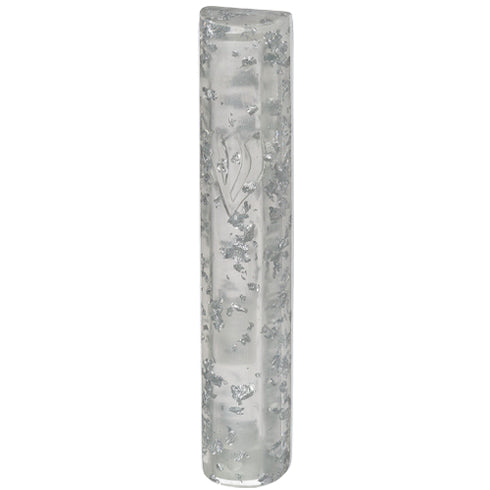 Glitter Silver Mezuzah